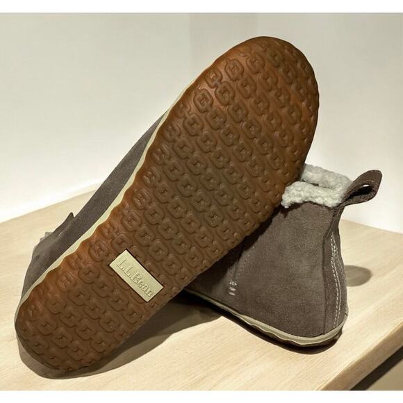 LL BEAN winter chelsea Moccasin boot slippers women’s size 9M - Picture 4 of 6